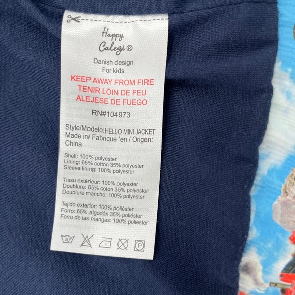 Happy Calegi Hello Mini Jacket with Vehicles - size 18 to 24 Months - Picture 11 of 11